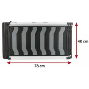 Rampe télescopique 3 marches alu