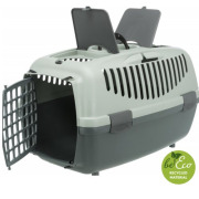 Cage transport chat gris