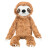 Grosse peluche pour chien Paresseux marron 56 cm