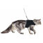 Harnais pour gros chat type Maine Coon Soft XXL noir avec laisse