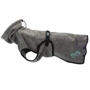Peignoir en tissu-éponge pour chien