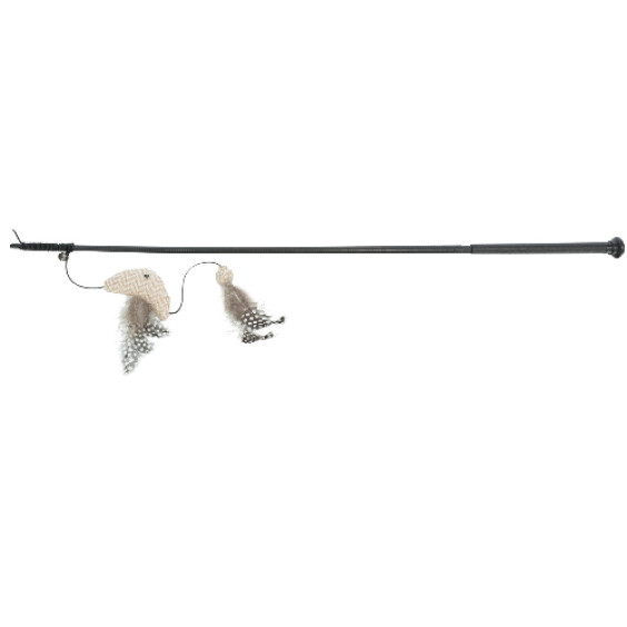 Canne XXL à pêche poisson pour grand chat 65 cm