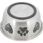 Gamelle inox motif coeur patte