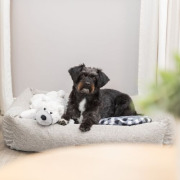 Lit pour chien déhoussable à mémoire de forme