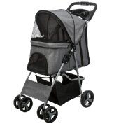 Poussette pour chien à 4 roues