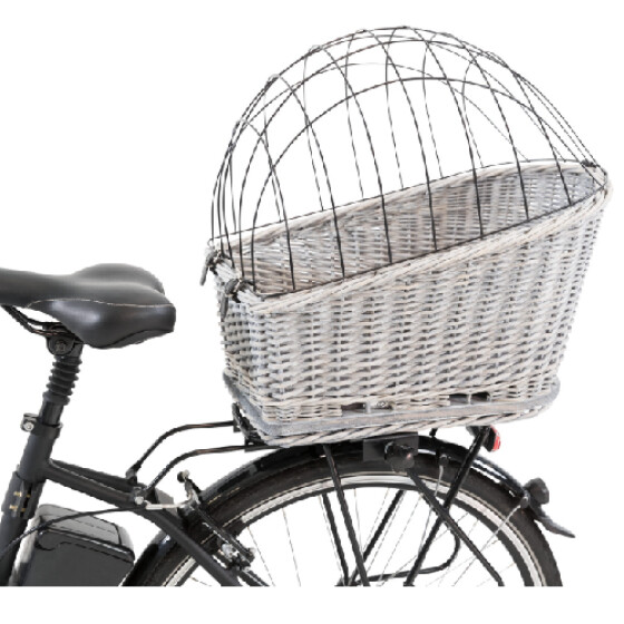 Panier porte-bagages pour chien gris 49 cm