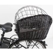 Panier porte-bagages pour chien Noir