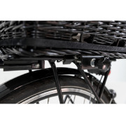 Panier porte-bagages pour chien noir 49 cm