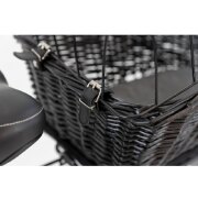 Panier porte-bagages pour chien Noir