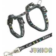 Pack harnais junior pour chaton de 2 à 3 mois avec laisse