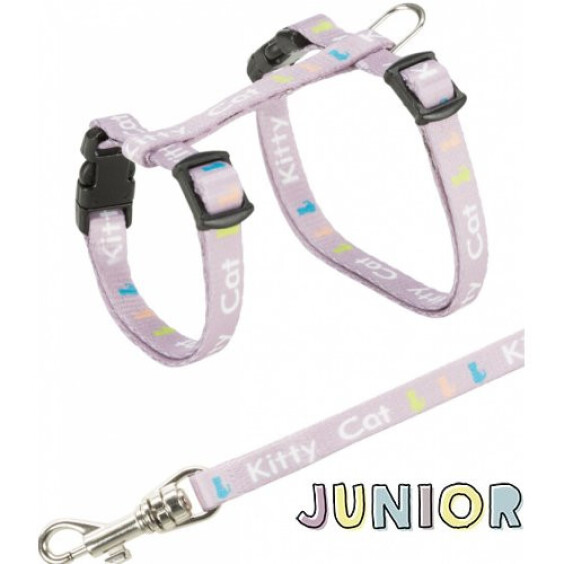 Pack harnais junior pour chaton de 2 à 3 mois avec laisse