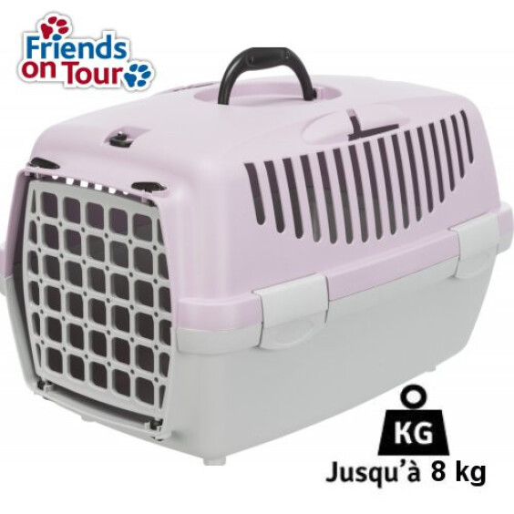 Cage de transport Capri rose clair