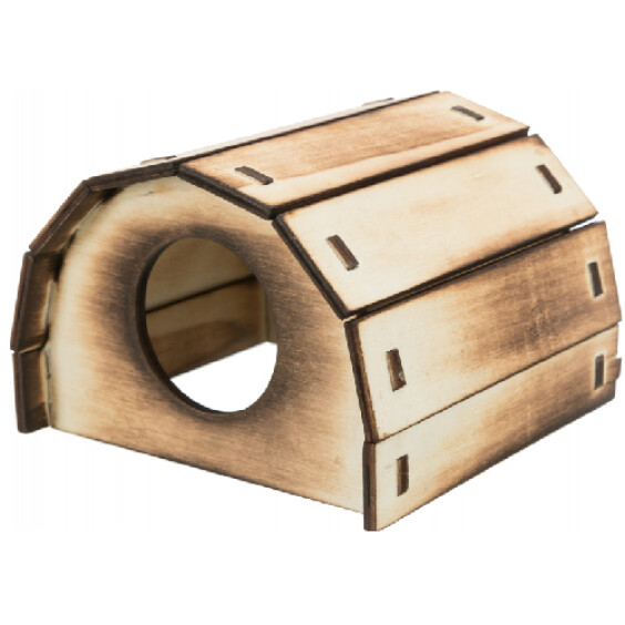 Maison en bois Mikkel pour rongeur 13 cm