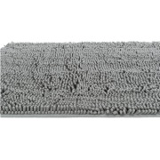 Tapis absorbant anti-saletés en microfibre gris