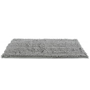 Tapis absorbant anti-saletés en microfibre gris