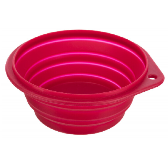 Gamelle de voyage en silicone pour chien