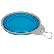 Gamelle pour chien de voyage pliable en plastique rigide