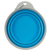 Gamelle pour chien de voyage pliable en plastique rigide