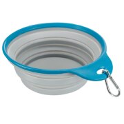 Gamelle pour chien de voyage pliable en plastique rigide