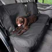 Protection banquette arrière voiture noire