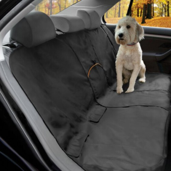 Protection banquette arrière voiture grise