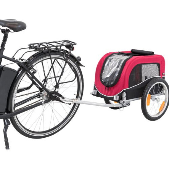 Remorque vélo rouge taille large