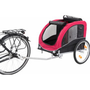 Remorque vélo rouge taille large