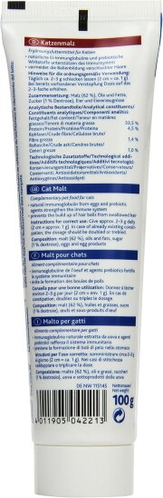 Pâte de Malt chat, prébiotique Plus