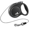 FLEXI Laisse enrouleur cordon Black Design noir