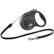 Laisse enrouleur cordon Flexi Black DESIGN NOIR
