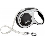Laisse Sangle enrouleur Flexi New COMFORT Noir