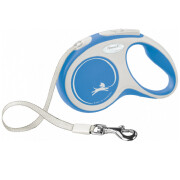 Laisse chien Sangle enrouleur Flexi New COMFORT Bleu
