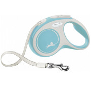 Laisse Sangle rétractable chien COMFORT Bleu Clair