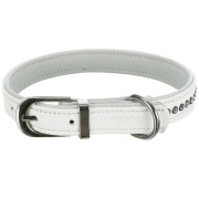Collier Active Comfort avec strass blanc pour chien