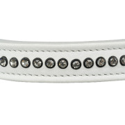 Collier Active Comfort avec strass blanc pour chien