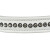 Collier Luxe Active Comfort strass pour chien : BLANC