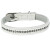 Collier Luxe Active Comfort strass pour chien : BLANC