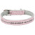 Collier Active luxe, strass pour chien ROSE