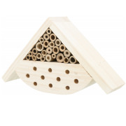 Hôtel à insectes pour abeilles sauvages et guêpes 25x15 cm