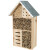 Hôtel à insectes en Bois Naturel et Métal Galvanisé