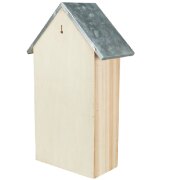 Hôtel à insectes en Bois Naturel et Métal Galvanisé