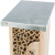 Hôtel à insectes en bois pour abeilles sauvages et guêpes 30 cm