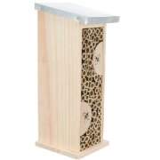 Hôtel à insectes en Bois pour abeilles sauvages et guêpes 