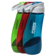 Gourde avec bol intégré verte pour chien