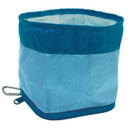 Gamelle de voyage pliable pour chien bleu
