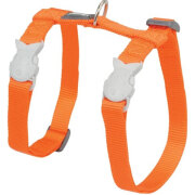 Harnais anti fugue chat laisse Basic Orange