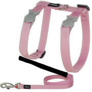 Harnais laisse chat anti évasion Basic Rose
