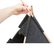 Tipi pour chat design en feutre 65×55 cm