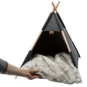 Tipi pour chat design en feutre
