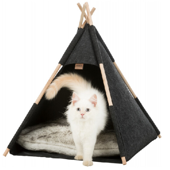 Tipi pour chat design en feutre 65×55 cm